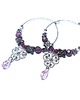 kolczyki - inne Alloys Collection flower vol. 9 /ruby/ - kolczyki 5