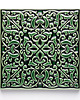 kafle i panele Kafle ręcznie robione, 4 ornamenty, zieleń butelkowa, kafelki. 1