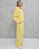 komplety damskie Komplet oversized kangurka i szerokie spodnie wide leg Butter Yellow 1