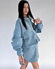 kurtki damskie Bluza/ kurtka koszulowa oversize denim light blue 3