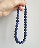 korale Naszyjnik choker ROOTS lapis lazuli kule 12 mm 2