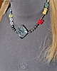 korale Naszyjnik ze specjalnie dobranych minerałów w niewykłej kolorystyce handmade 7