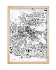 plakaty Lwów - plan miasta, plakat B1, B2 4