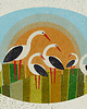 plakaty Plakat Fine Art giclee BOCIANI SEJMIK 1