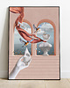 plakaty Surrealistyczny Plakat "Healing" Kolaż 2