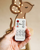 lampy do pokoju dziecka Drewniana Lampka Dino - Light Brown 1