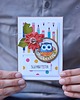 kartki scrapbooking Sówka i ołówki. Podziękowania dla nauczycieli 1