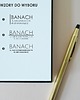 stemple Personalizowany drewniany stempel z adresem - simple 1