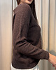swetry damskie Sweter Alpaka Marrone 2