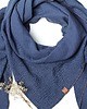 szale damskie Bawełniana chusta muślinowa JEANS, modna chusta 1
