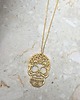 złote naszyjniki SUGAR SKULL- naszyjnik 3