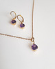 komplet biżuterii Komplet Purple Charming 5