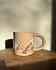 kubki i filiżanki Duży Ceramiczny Kubek Handmade 450 ml z Motywem Gór Podhale 1