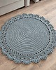 dywany Dywan okrągły szydełkowy ze sznurka 100cm 3