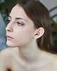 kolczyki srebrne Kolczyki srebrne TRI mini AMBER / glossy silver earrings 3