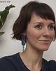 kolczyki soutache Kolczyki jasnoniebieskie, pomarańczowe - długie 3