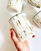 filiżanki Ręcznie lepiona czarka ceramiczna - brzozowa biel 1