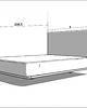 łóżka Łóżko drewniane Sonar buk 4