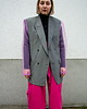 marynarki damskie Marynarka Double silver pink 2