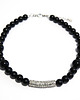 chokery Naszyjnik - Czarne korale 2