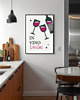 plakaty PLAKAT wino, in vino veritas,  ozdoba do kuchni, z winem 1