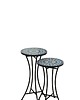 stoliki kawowe Stolik Mozaika ceramiczna 50x30 cm, kwietnik 2