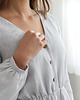 sukienki maxi damskie Lniana sukienka CAMELLIA MAXI LIGHT GRAY 3