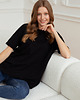 t-shirt damskie T-shirt Voila Czarny 4