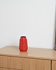 wazony Wazon ceramiczny czerwony, niemiecki design, lata 60, produkcja: West Germany 6