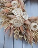 wianki Letni wianek boho w pastelowych odcieniach, 35/40 cm 3