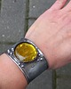 bransoletki wire wrapping Na żółto - bransoletka regulowana 1
