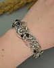 bransoletki wire wrapping Bransoleta szeroka czarny onyks wire wrapping stal chirurgiczna 7
