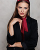 apaszki Jedwabna apaszka "Bordo Silk" 1