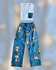 piżamy damskie Piżama Unisex bawełniana w koty 2