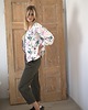 bluza bez kaptura damska Bomberka oversize herbal jasne 2