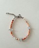 bransoletki z kamieni naturalnych Bransoletka RAW opal ognisty, diament herkimer 5