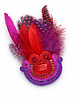 broszki Barwna broszka soutache z piórami 1