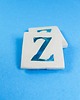 magnesy Ceramiczny magnes, niebieska literka Z 1