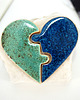 magnesy Ceramiczny magnes serce - prezent dla pary 1