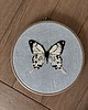 inne Haftowany motyl w tamborku 1