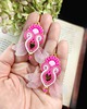 kolczyki soutache Kolczyki sutasz Stardust Pink Fantasmagorie 2