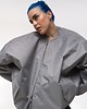 kurtki damskie Kurtka typu bomber oversize grey 7