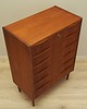 komody i szafki Komoda tekowa, duński design, lata 70, produkcja: Dania 2