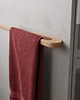 wieszaki Dębowy minimalistyczny wieszak ścienny do łazienki 8
