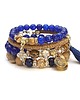 bransoletki z kamieni naturalnych Dark blue and  sand vol. 4 /24.05.21/ -  set 1