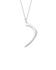 wisiory PEARL empty / glossy silver necklace 2