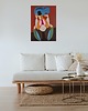 obrazy ORYGINAŁ. Obraz na płótnie - Kobieta z dzbanem 70x50 cm 3