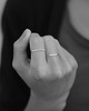 pierścionki - różne Rhodium Plated Hexagon Shape Ring 2