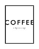 plakaty Plakat - Coffee hug in a mug 1