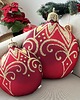 poduszki z grafiką Poduszka Dekoracyjna Czerwona Bombka Mała 4
